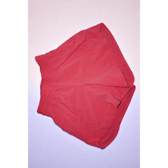 Lululemon Speed Up Shorts 4" Lined Coral Red Women’s Size 4 Running Gym Active - Picture 4 of 13